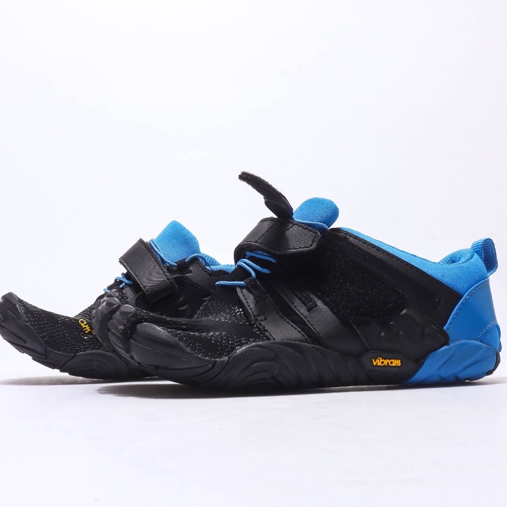 Vibram Women's FiveFingers Black & Blue Five-Toe Athletic Shoes - Picture 2 of 5